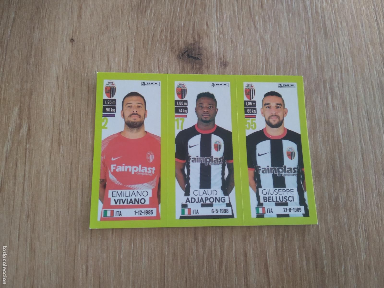 Cromos de f&uacute;tbol: 518 VIVIANO ADJAPONG BELLUSCI CROMO FUTBOL PANINI LIGA ITALIA 23-24 CALCIATORI 2023-2024