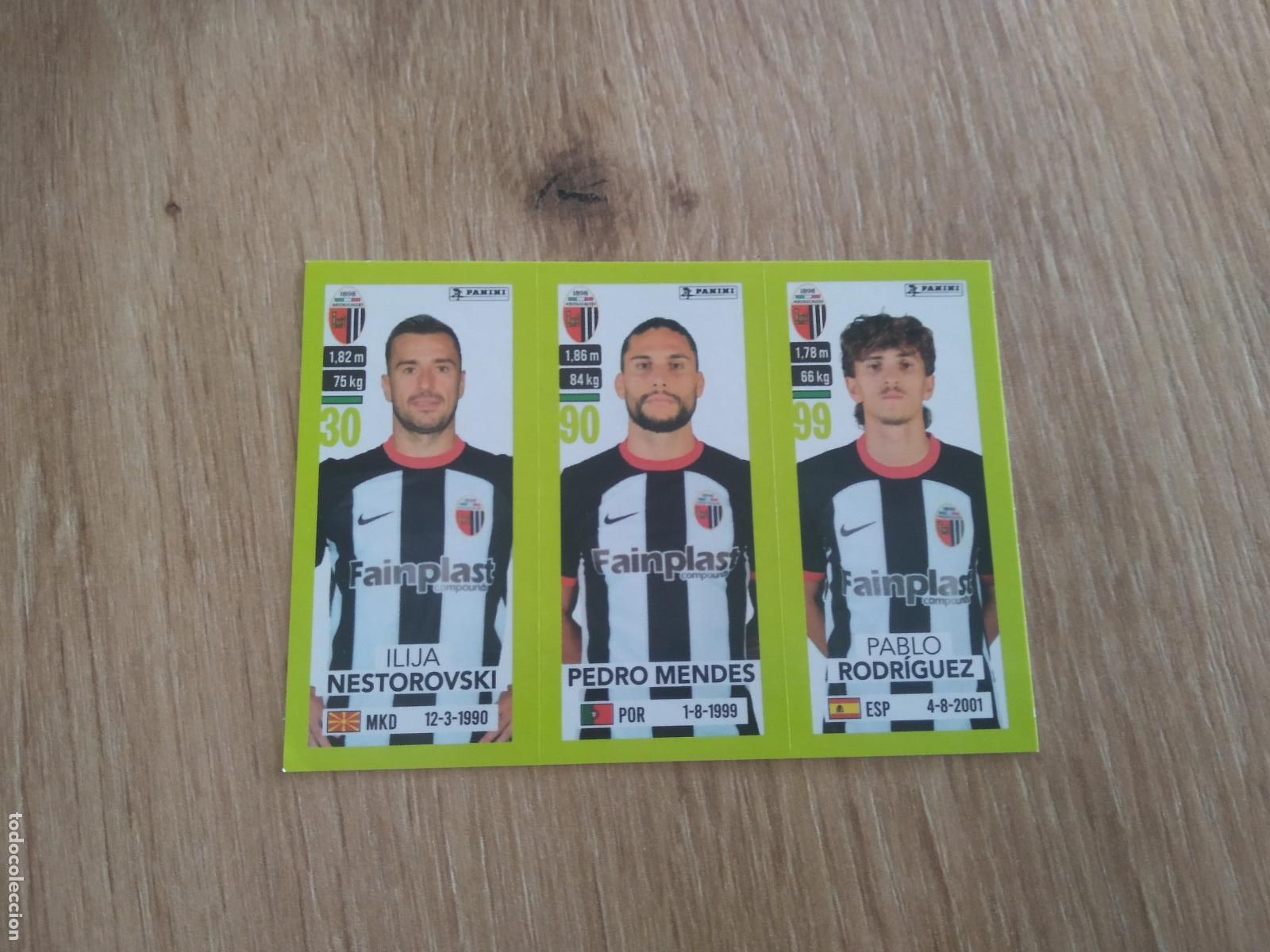 Cromos de f&uacute;tbol: 522 NESTOROVSKI PEDRO MENDES PABLO RODRIGUEZ CROMO FUTBOL PANINI ITALIA 23-24 CALCIATORI 2023-2024