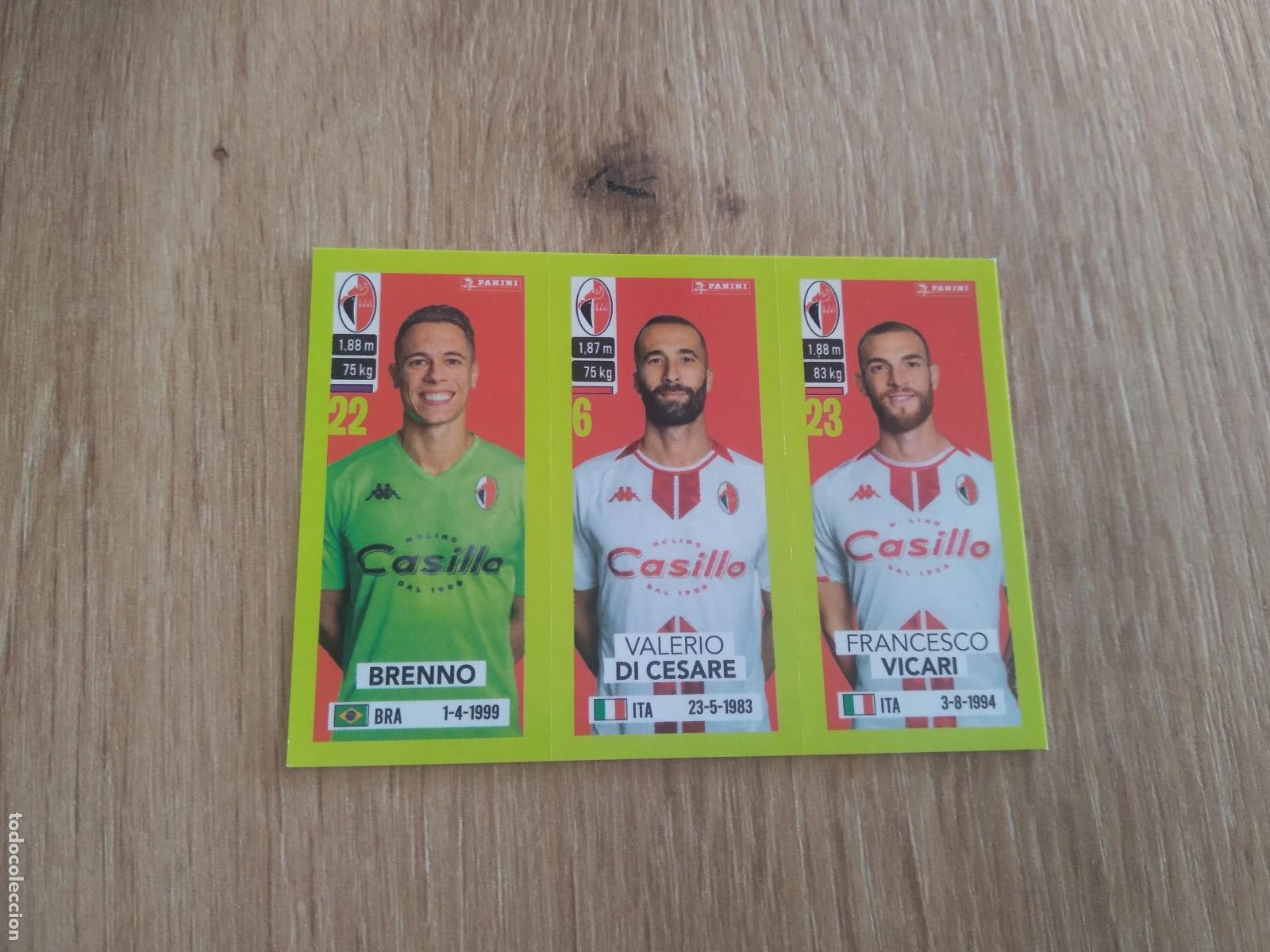 Cromos de f&uacute;tbol: 524 BRENNO DI CESARE VICARI BARI CROMO FUTBOL PANINI LIGA ITALIA 23-24 CALCIATORI 2023-2024