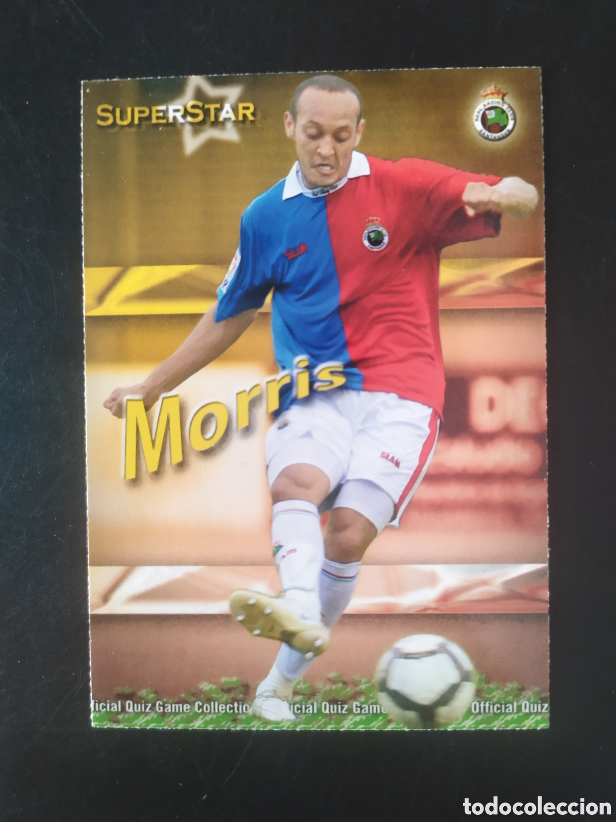 Cromos de f&uacute;tbol: Mundicromo fichas Liga 2009 2010 09 10 Morris superstar n&deg; 322 Racing Santander