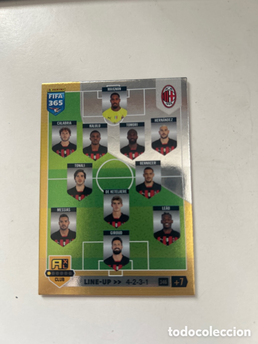 Cromos de f&uacute;tbol: Alineaci&oacute;n A.C. Mil&aacute;n FIFA 365 2023 (346)