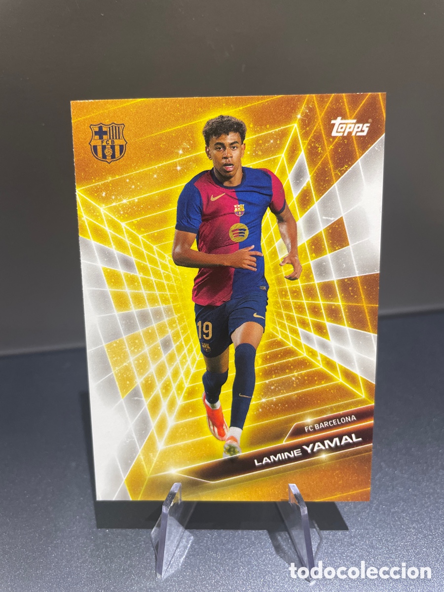 Cromos de f&uacute;tbol: Lamine Yamal GF-4 Golden Future FC Barcelona Fan Set 2024-25 Topps