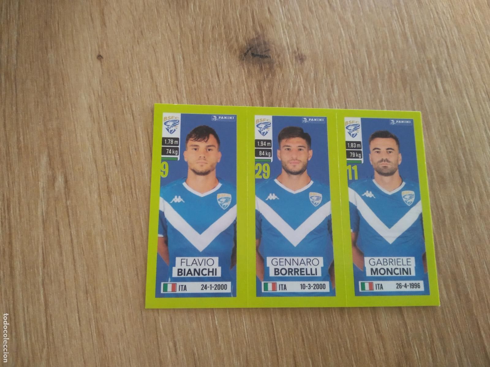 Fu&szlig;ball-Sticker: 535 BIANCHI BORRELLI MONCINI BRESCIA CROMO FUTBOL PANINI LIGA ITALIA 23-24 CALCIATORI 2023-2024