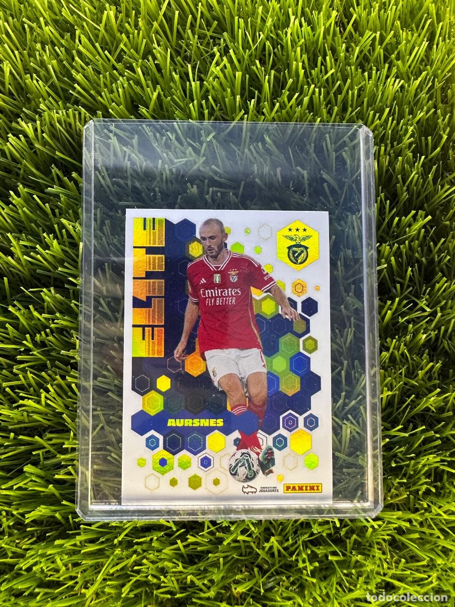 Cromos de f&uacute;tbol: N&ordm; 362 Aursnes Elite SL Benfica Futebol Liga Portuguesa 23 24