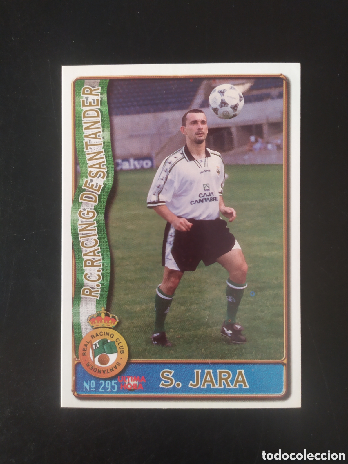 Cromos de f&uacute;tbol: Mundicromo fichas Liga 1996 1997 96 97 S&aacute;nchez Jara ultima hora n&deg; 295 Racing Santander