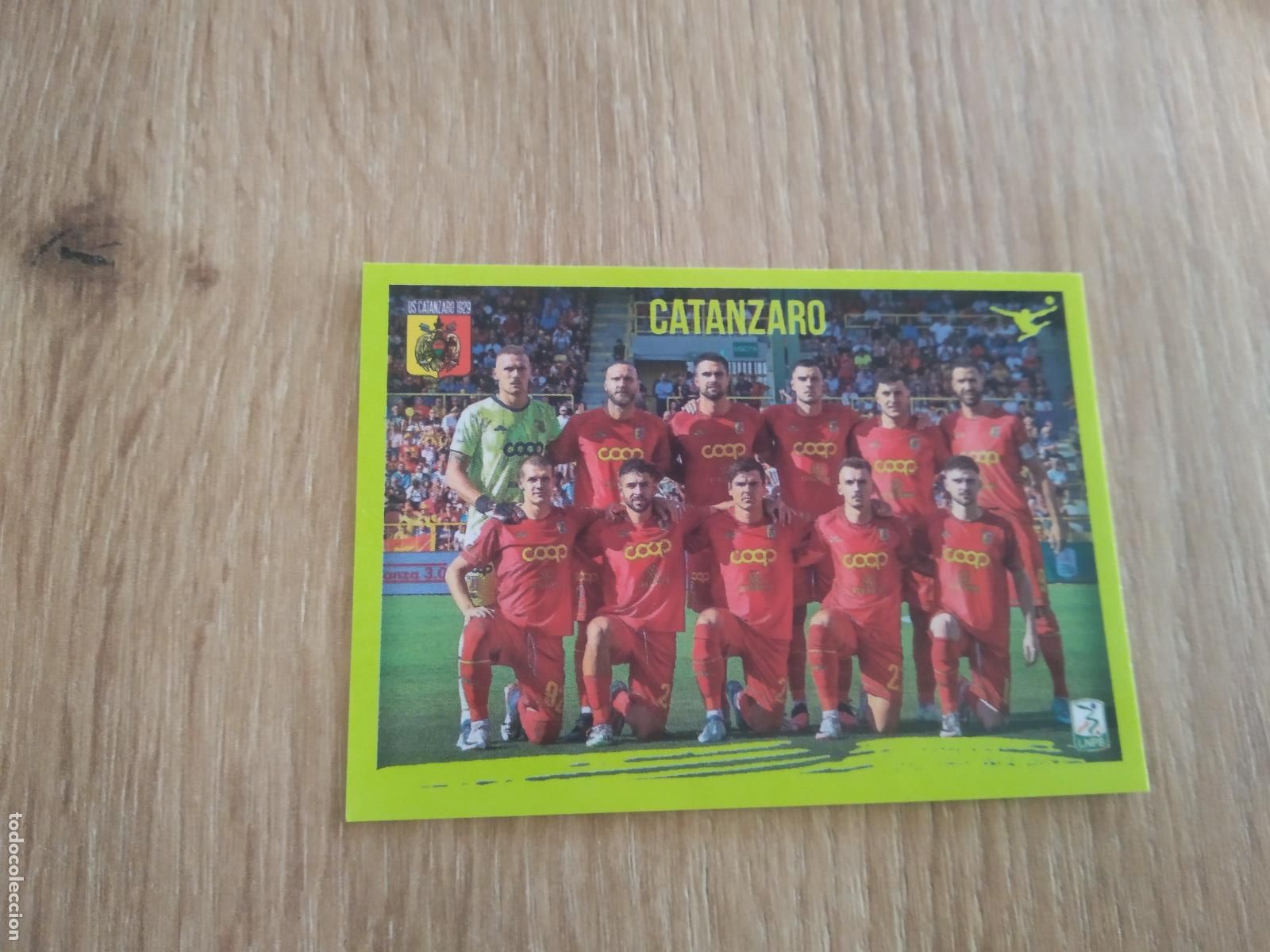 Cromos de f&uacute;tbol: 536 EQUIPO PLANTILLA CATANZARO CROMO FUTBOL PANINI LIGA ITALIA 23-24 CALCIATORI 2023-2024