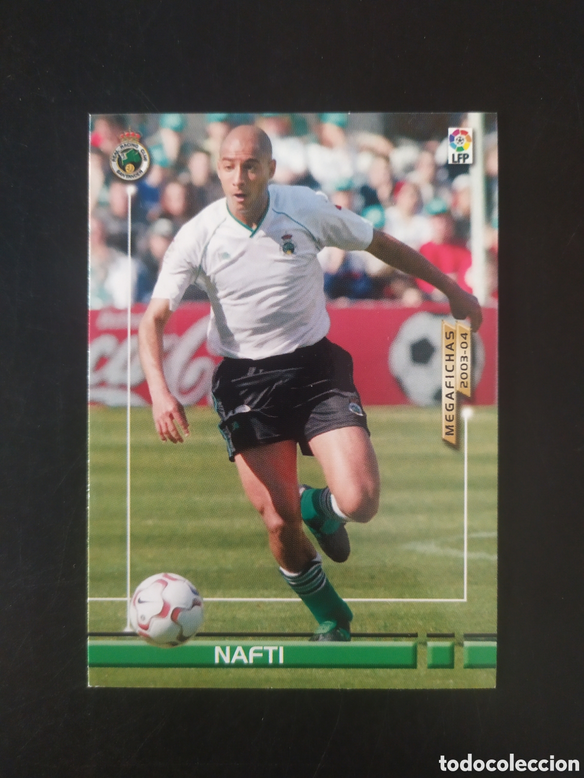 Cromos de f&uacute;tbol: Megafichas 2003 2004 03 04 panini Nafti n&deg; 244 Racing Santander megacracks