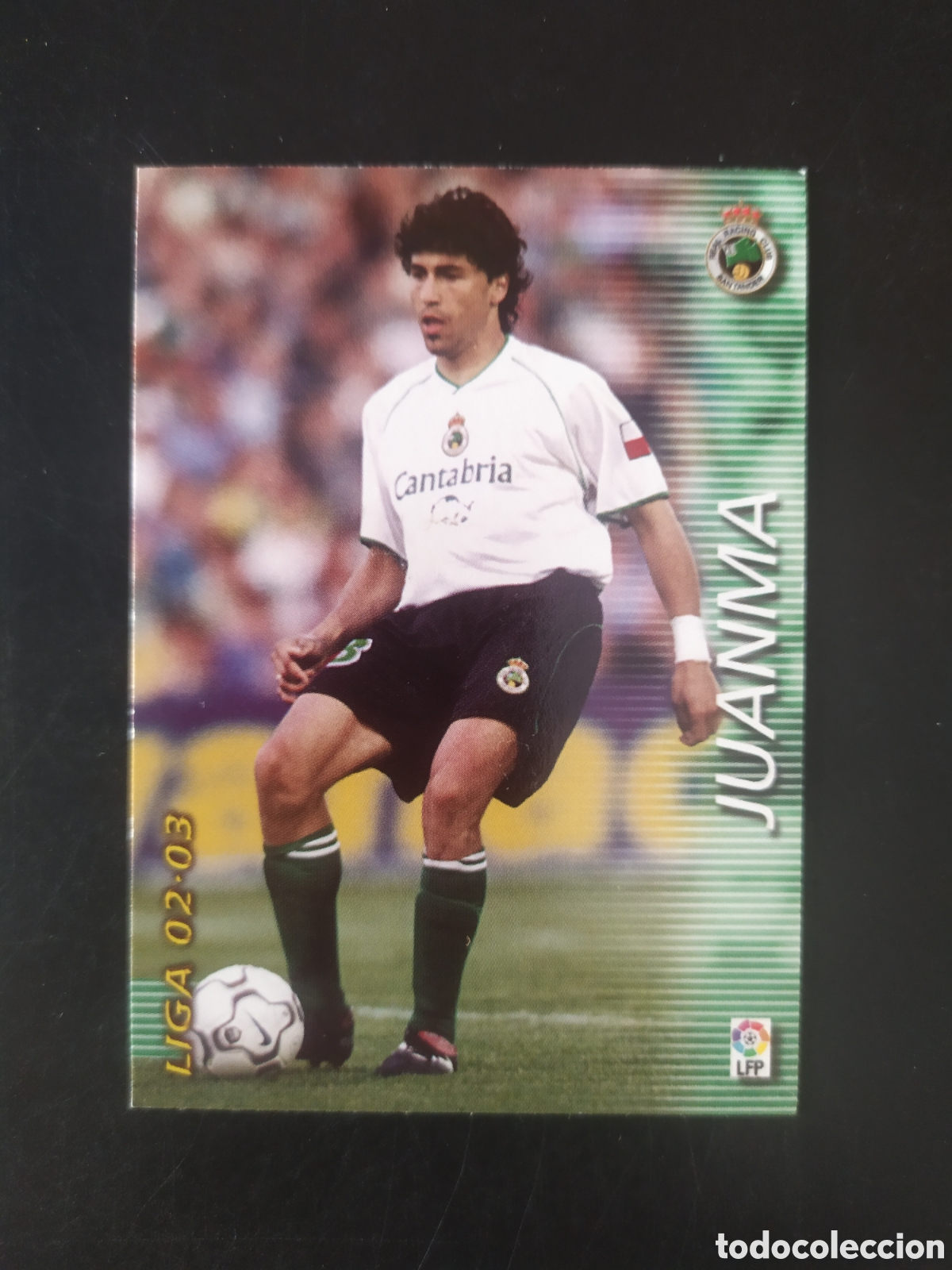 Cromos de f&uacute;tbol: Megafichas 2002 2003 02 03 panini Juanma n&deg; 220 Racing Santander megacracks