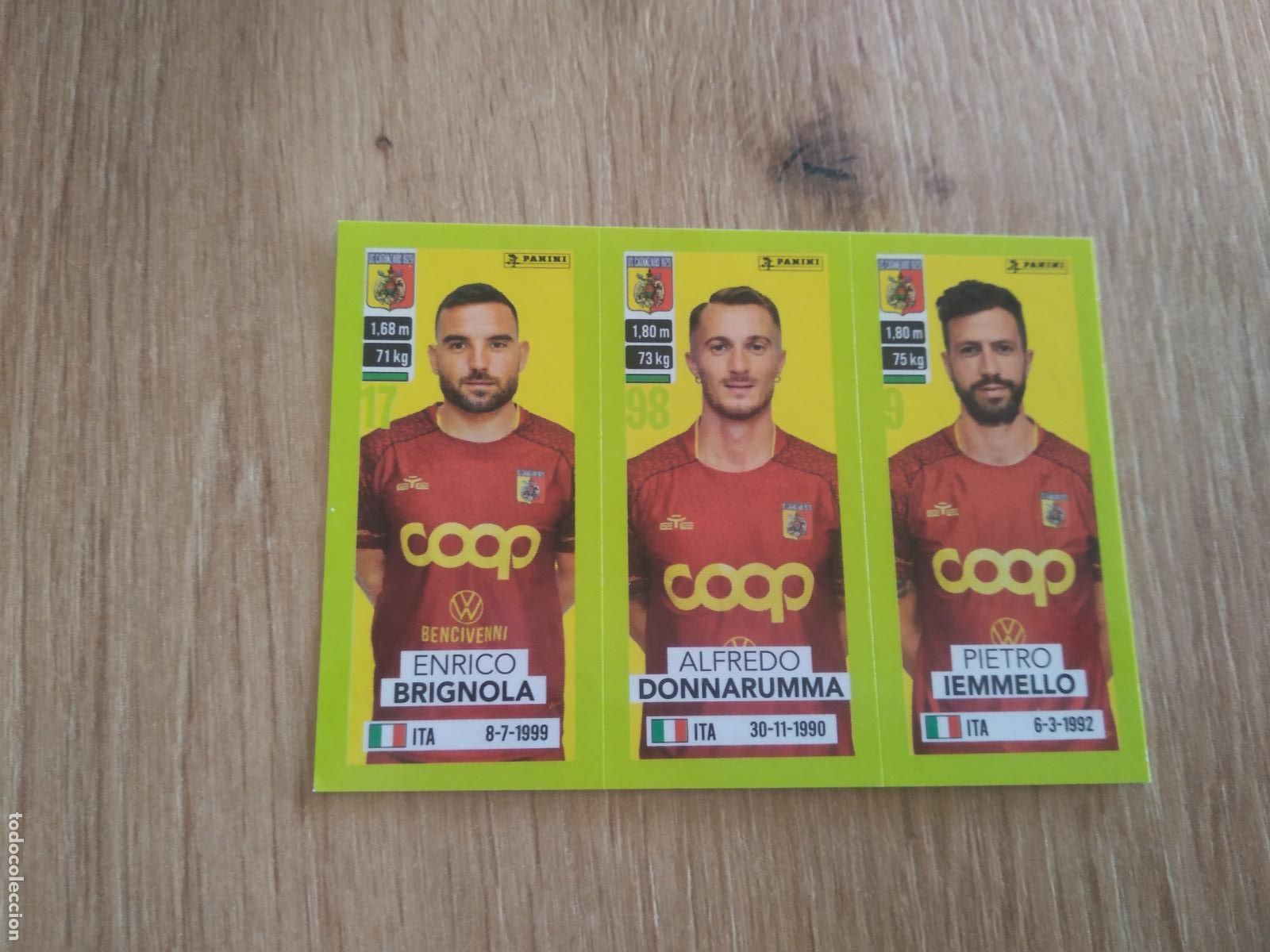 Cromos de f&uacute;tbol: 541 BRIGNOLA DONNARUMMA IEMMELLO CROMO FUTBOL PANINI LIGA ITALIA 23-24 CALCIATORI 2023-2024