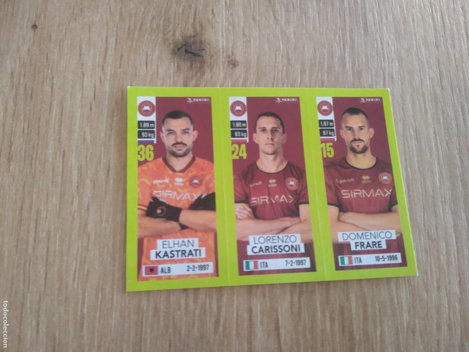 Cromos de f&uacute;tbol: 544 KASTRATI CARISSONI FRARE CROMO FUTBOL PANINI LIGA ITALIA 23-24 CALCIATORI 2023-2024