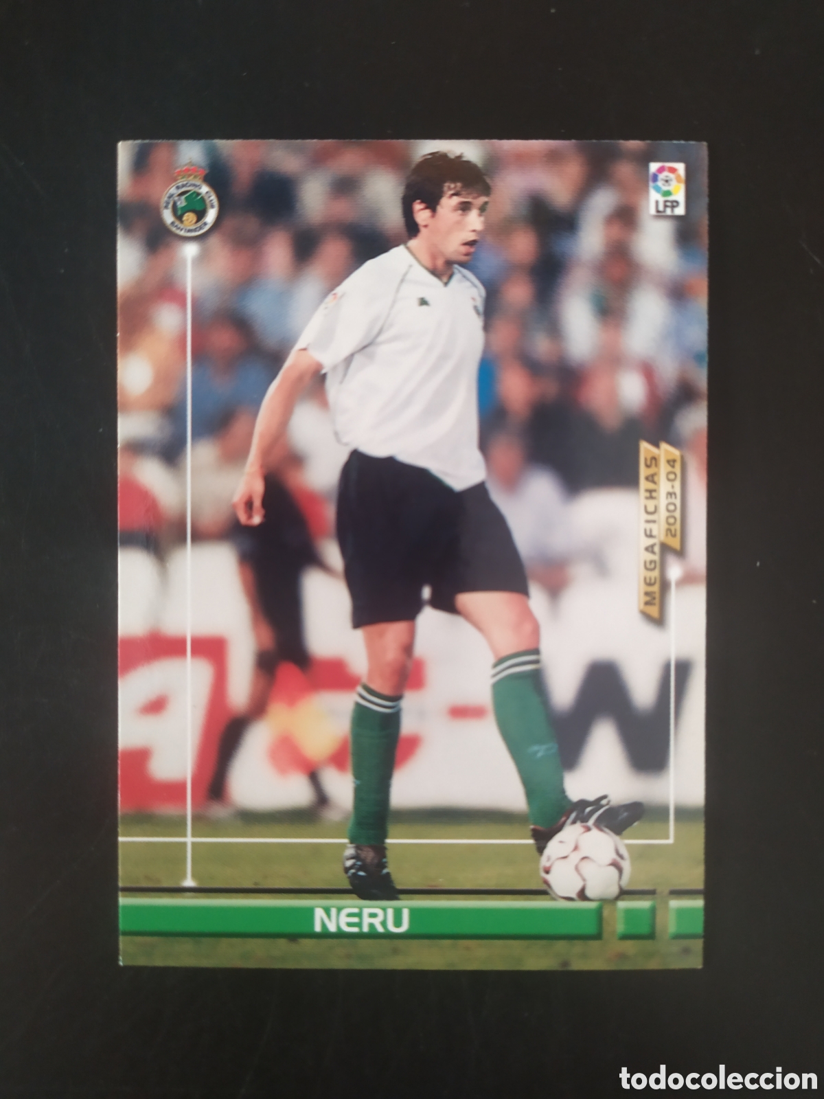 Cromos de f&uacute;tbol: Megafichas 2003 2004 03 04 panini Neru n&deg; 240 Racing Santander megacracks