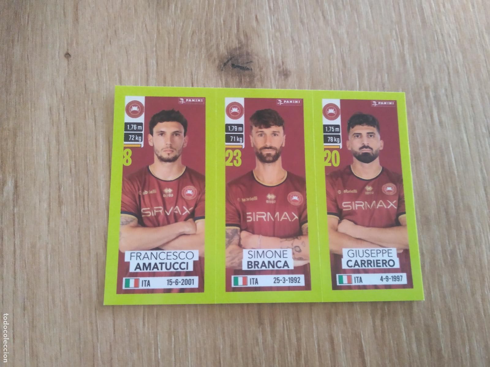 Cromos de f&uacute;tbol: 546 AMATUCCI BRANCA CARRIERO CROMO FUTBOL PANINI LIGA ITALIA 23-24 CALCIATORI 2023-2024