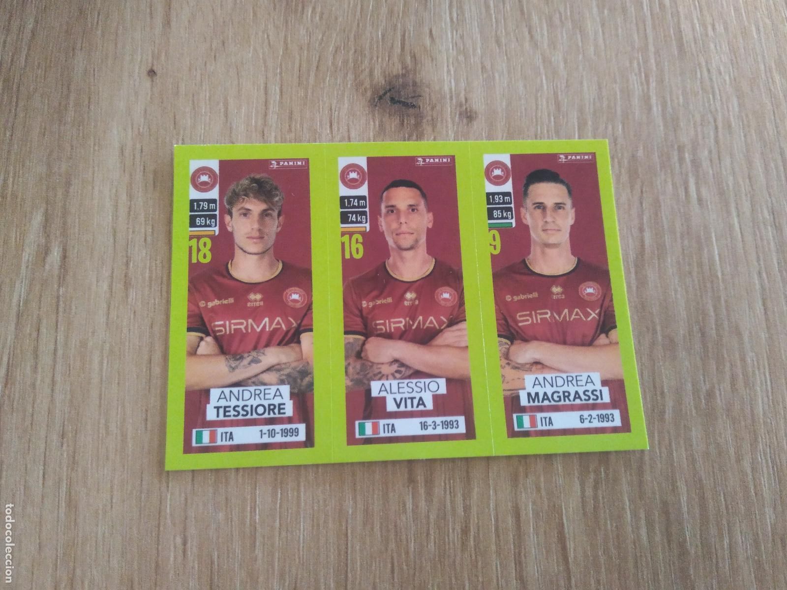Cromos de f&uacute;tbol: 547 TESSIORE VITA MAGRASSI CROMO FUTBOL PANINI LIGA ITALIA 23-24 CALCIATORI 2023-2024