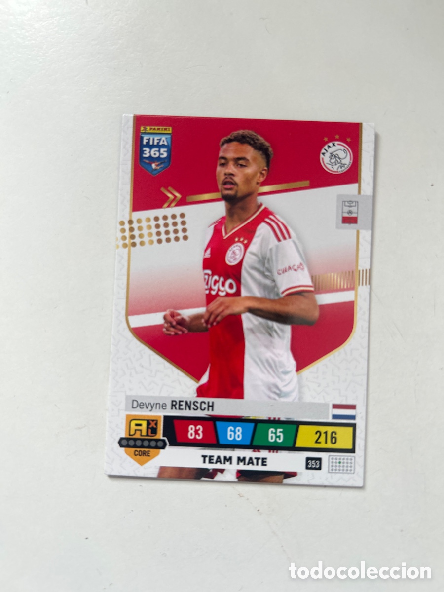 Cromos de f&uacute;tbol: Devyne Rensch FIFA 365 2023 (353)