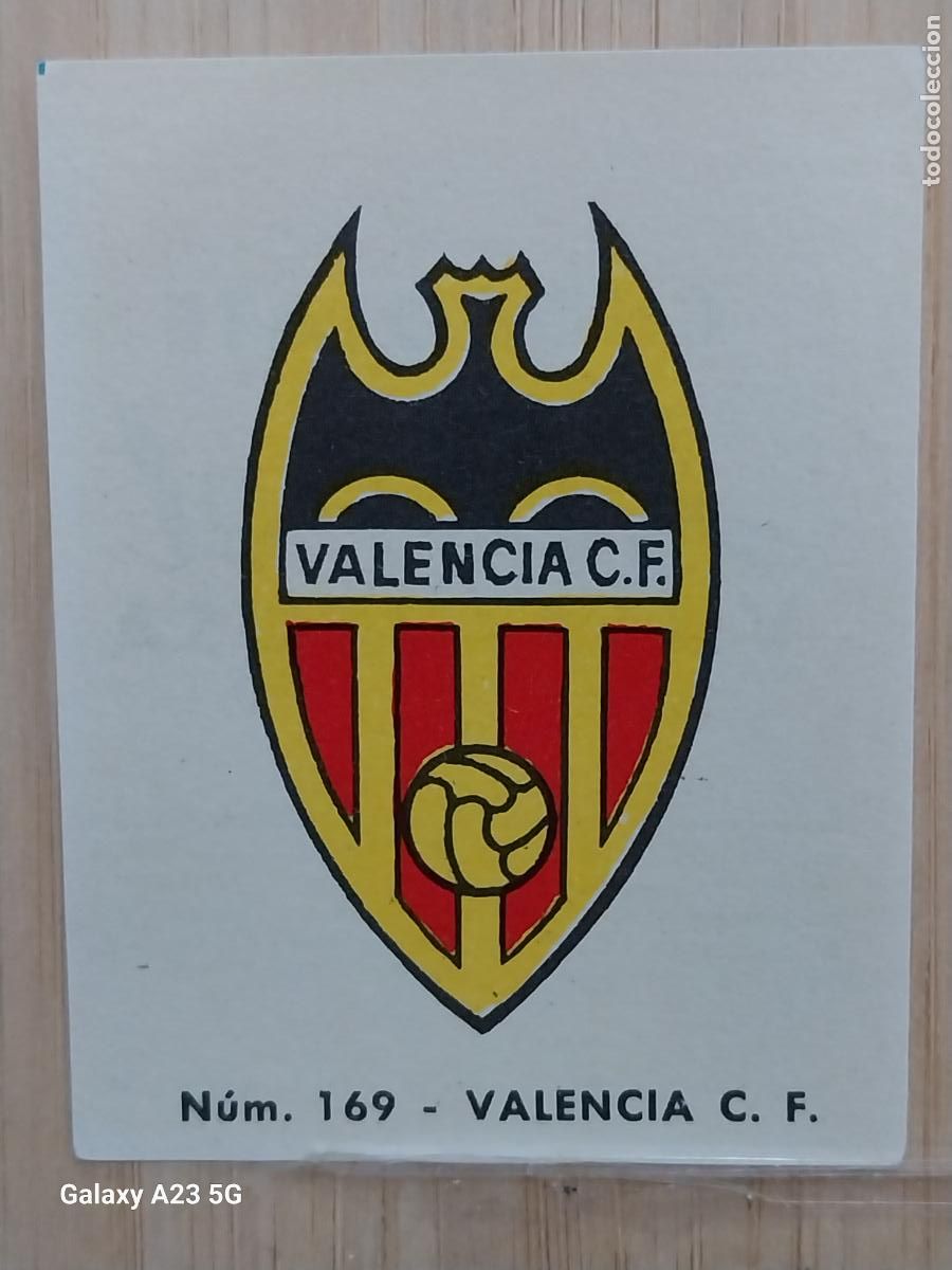 Cromos de f&uacute;tbol: VALENCIA ESCUDO LIGA 1967 67 68 CROMO 169 PROMO CHOCOLATE LLORET VILLAJOYOSA ***