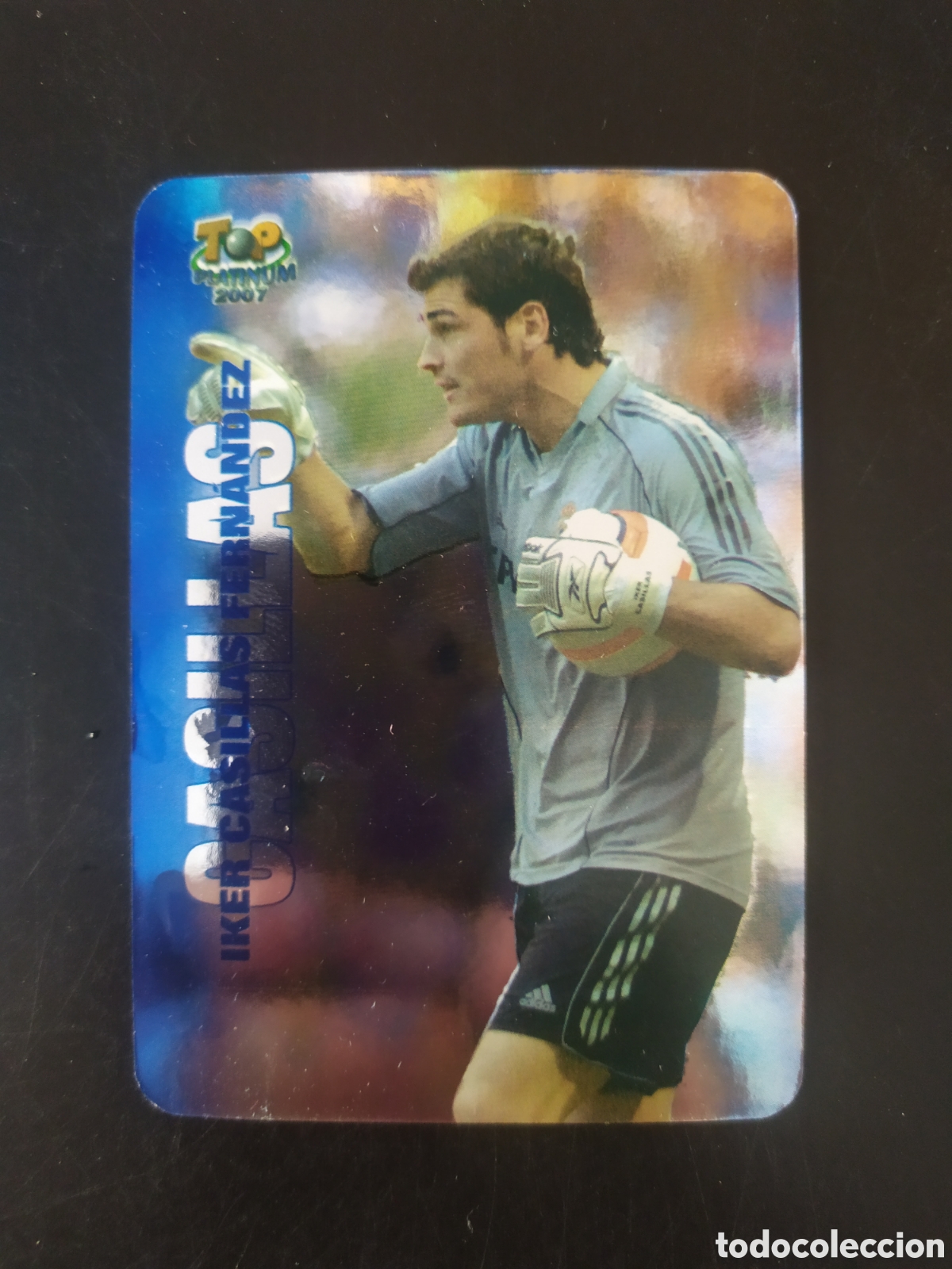 Cromos de f&uacute;tbol: Mundicromo fichas top Liga 2006 2007 06 07 Casillas brillo liso n&deg; 668 Real Madrid