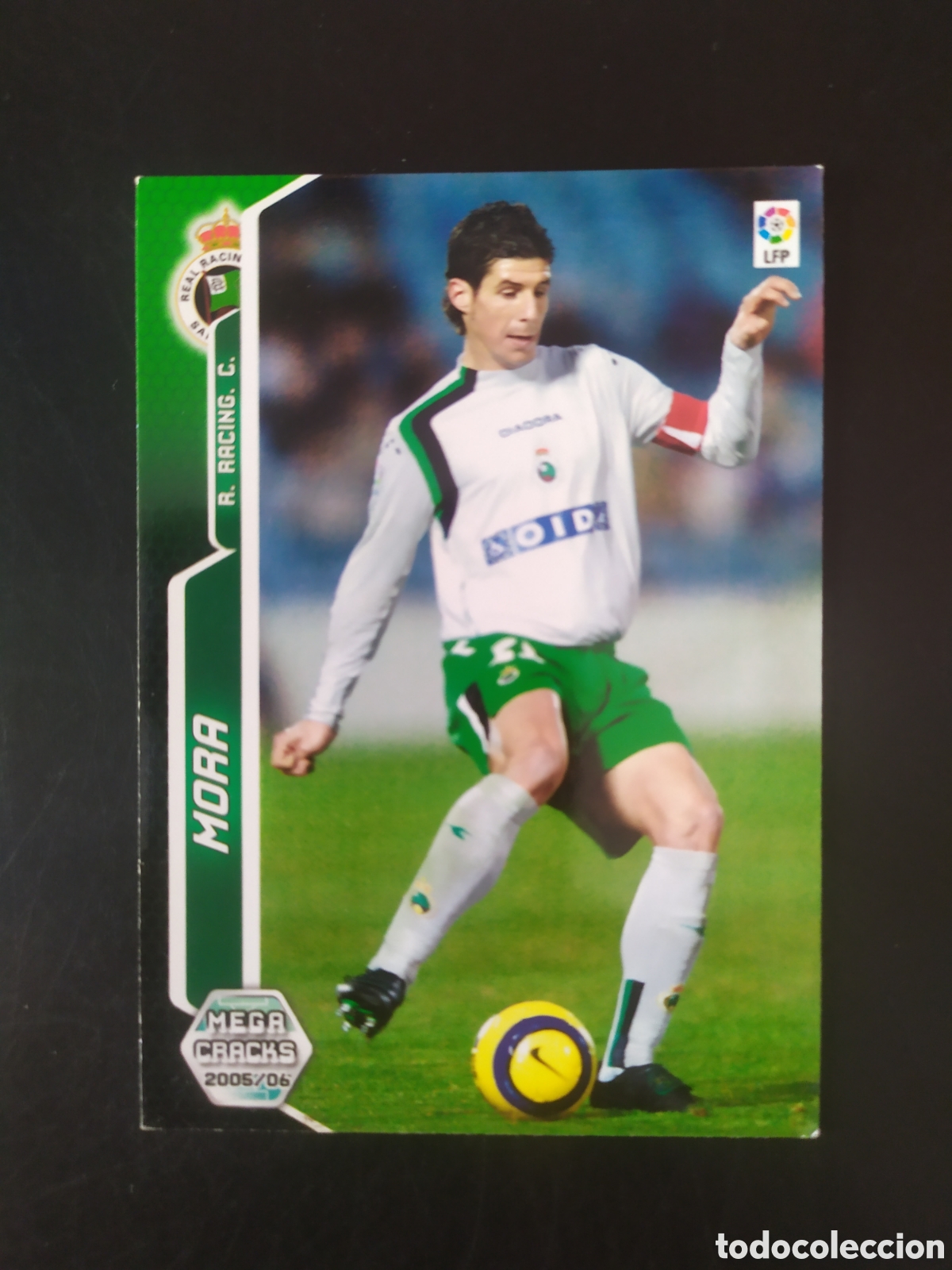 Cromos de f&uacute;tbol: Megacracks 2005 2006 05 06 panini Mora n&ordm; 258 Racing Santander