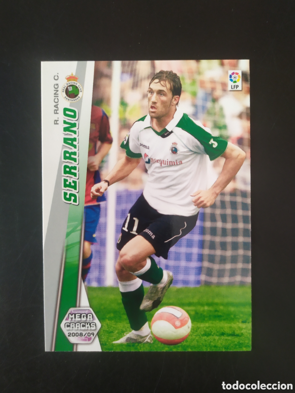Cromos de f&uacute;tbol: Megacracks 2008 2009 08 09 panini Serrano n&deg; 249 Racing Santander