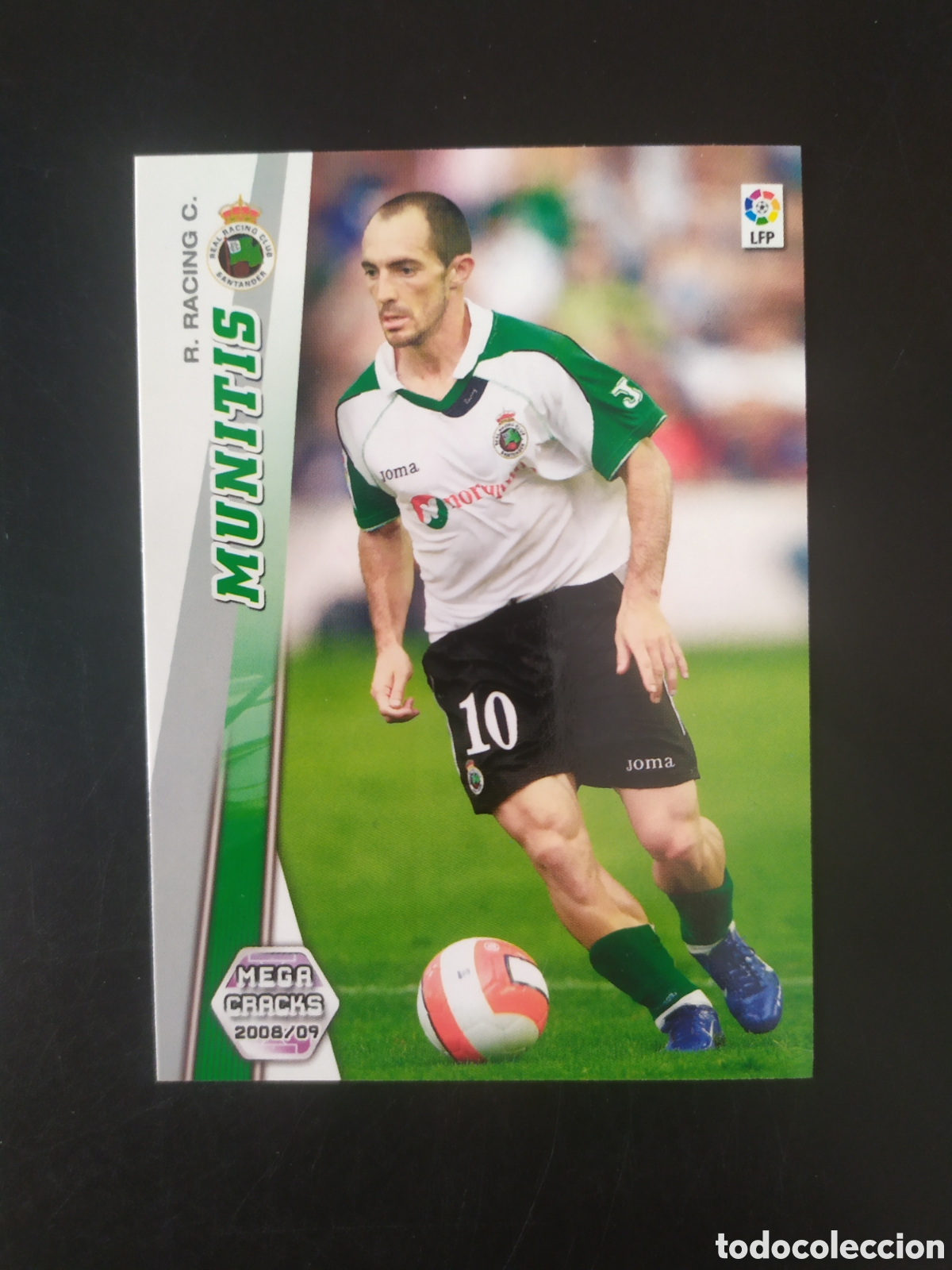 Cromos de f&uacute;tbol: Megacracks 2008 2009 08 09 panini Munitis n&deg; 252 Racing Santander