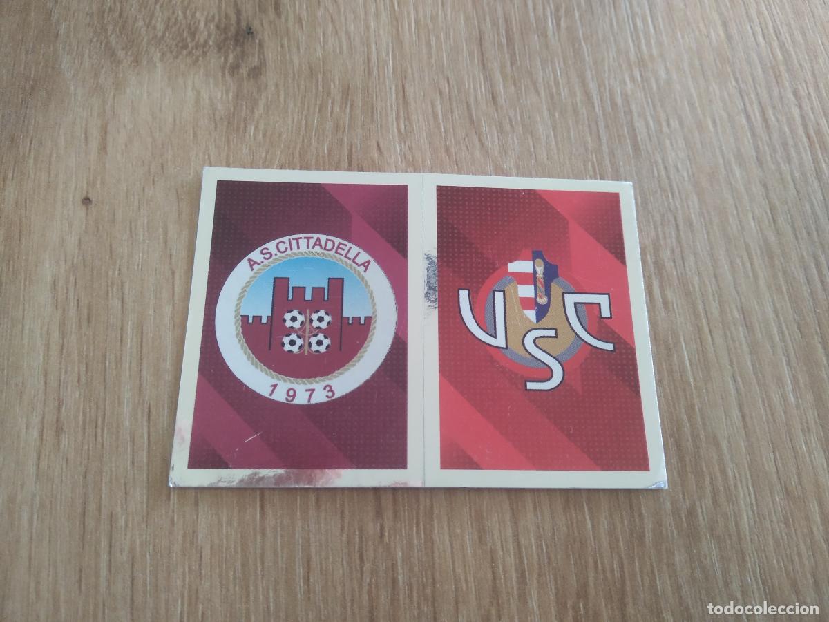 Cromos de f&uacute;tbol: 610 ESCUDO CITTADELLA CREMONESE CROMO FUTBOL PANINI LIGA ITALIA 17-18 CALCIATORI 2017-2018