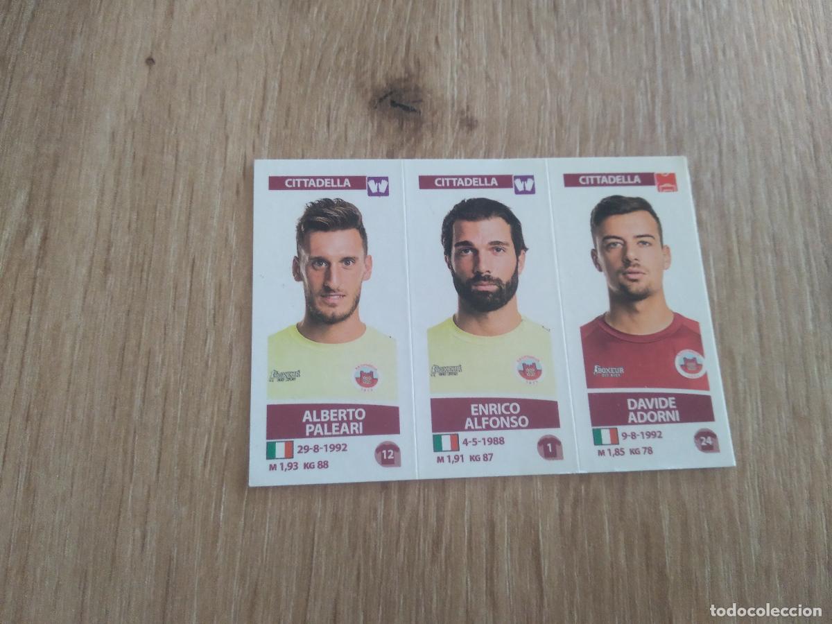 Cromos de f&uacute;tbol: 612 PALEARI ALFONSO ADORNI CITTADELLA CROMO FUTBOL PANINI LIGA ITALIA 17-18 CALCIATORI 2017-2018