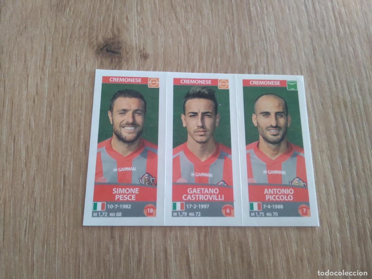 Cromos de f&uacute;tbol: 623 PESCE CASTROVILLI PICCOLO CREMONESE CROMO FUTBOL PANINI LIGA ITALIA 17-18 CALCIATORI 2017-2018