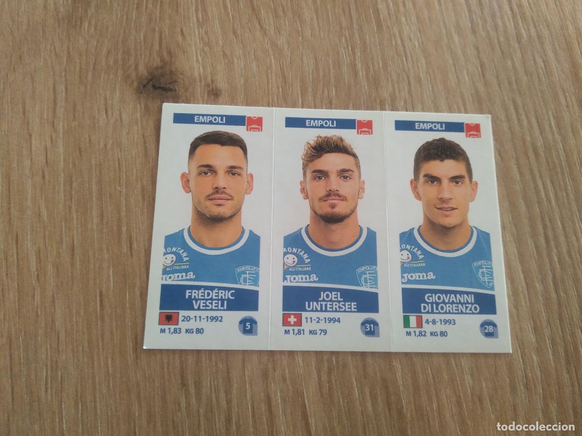 Cromos de f&uacute;tbol: 629 VESELI UNTERSEE DI LORENZO EMPOLI CROMO FUTBOL PANINI LIGA ITALIA 17-18 CALCIATORI 2017-2018