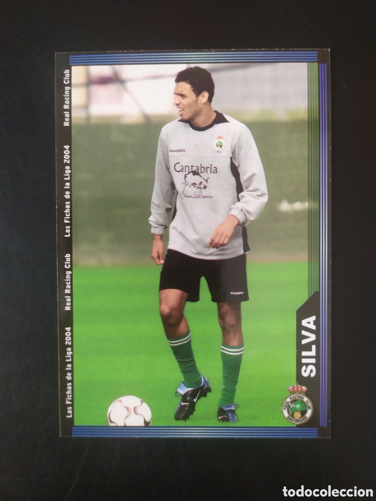 Cromos de f&uacute;tbol: Mundicromo fichas Liga 2003 2004 03 04 Silva n&deg; 606 Racing Santander