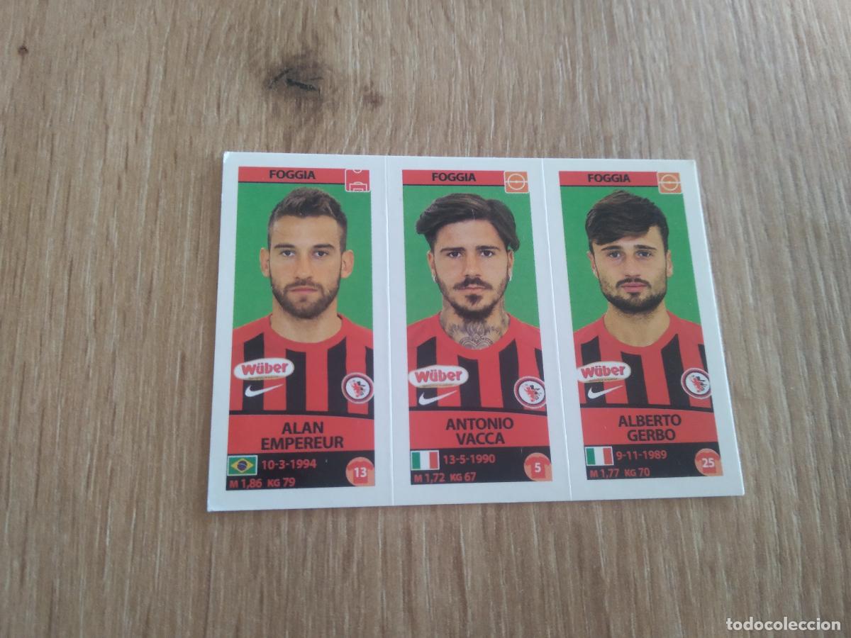 Cromos de f&uacute;tbol: 636 EMPEREUR VACCA GERBO FOGGIA CROMO FUTBOL PANINI LIGA ITALIA 17-18 CALCIATORI 2017-2018