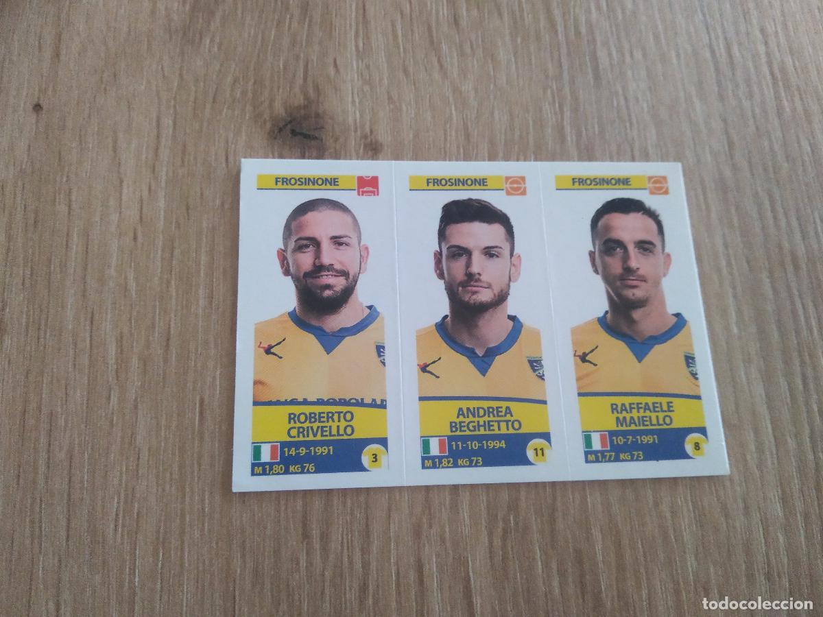 Cromos de f&uacute;tbol: 644 CRIVELLO BEGHETTO MAIELLO FROSINONE CROMO FUTBOL PANINI LIGA ITALIA 17-18 CALCIATORI 2017-2018