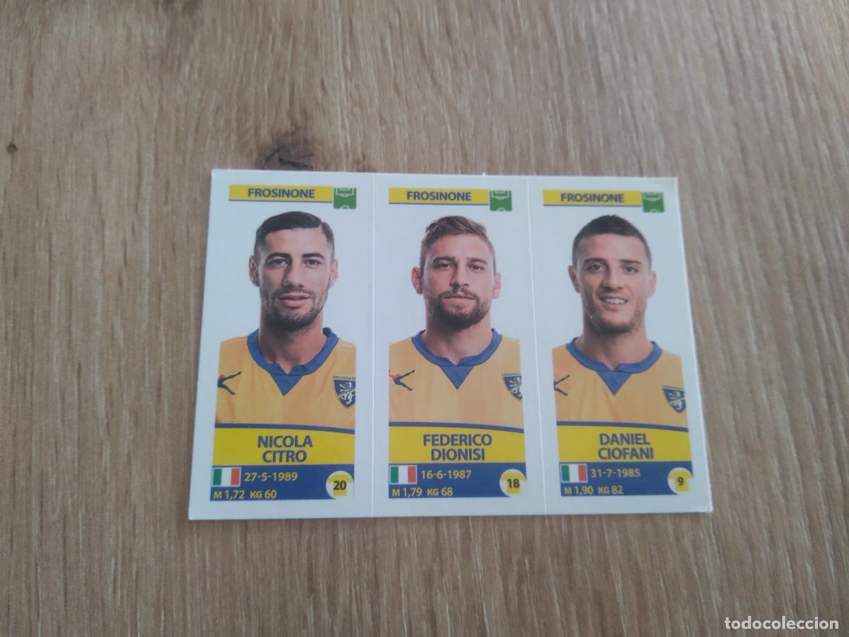 Cromos de f&uacute;tbol: 647 CITRO DIONISI CIOFANI FROSINONE CROMO FUTBOL PANINI LIGA ITALIA 17-18 CALCIATORI 2017-2018