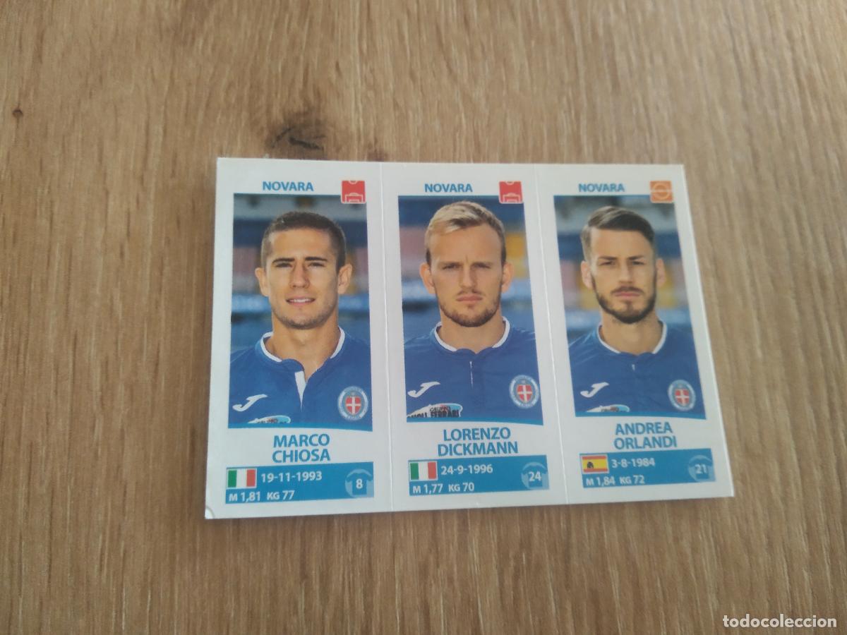 Cromos de f&uacute;tbol: 651 CHIOSA DICKMANN ORLANDI NOVARA CROMO FUTBOL PANINI LIGA ITALIA 17-18 CALCIATORI 2017-2018