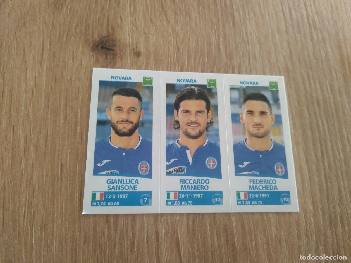 Cromos de f&uacute;tbol: 654 SANSONE MANIERO MACHEDA NOVARA CROMO FUTBOL PANINI LIGA ITALIA 17-18 CALCIATORI 2017-2018