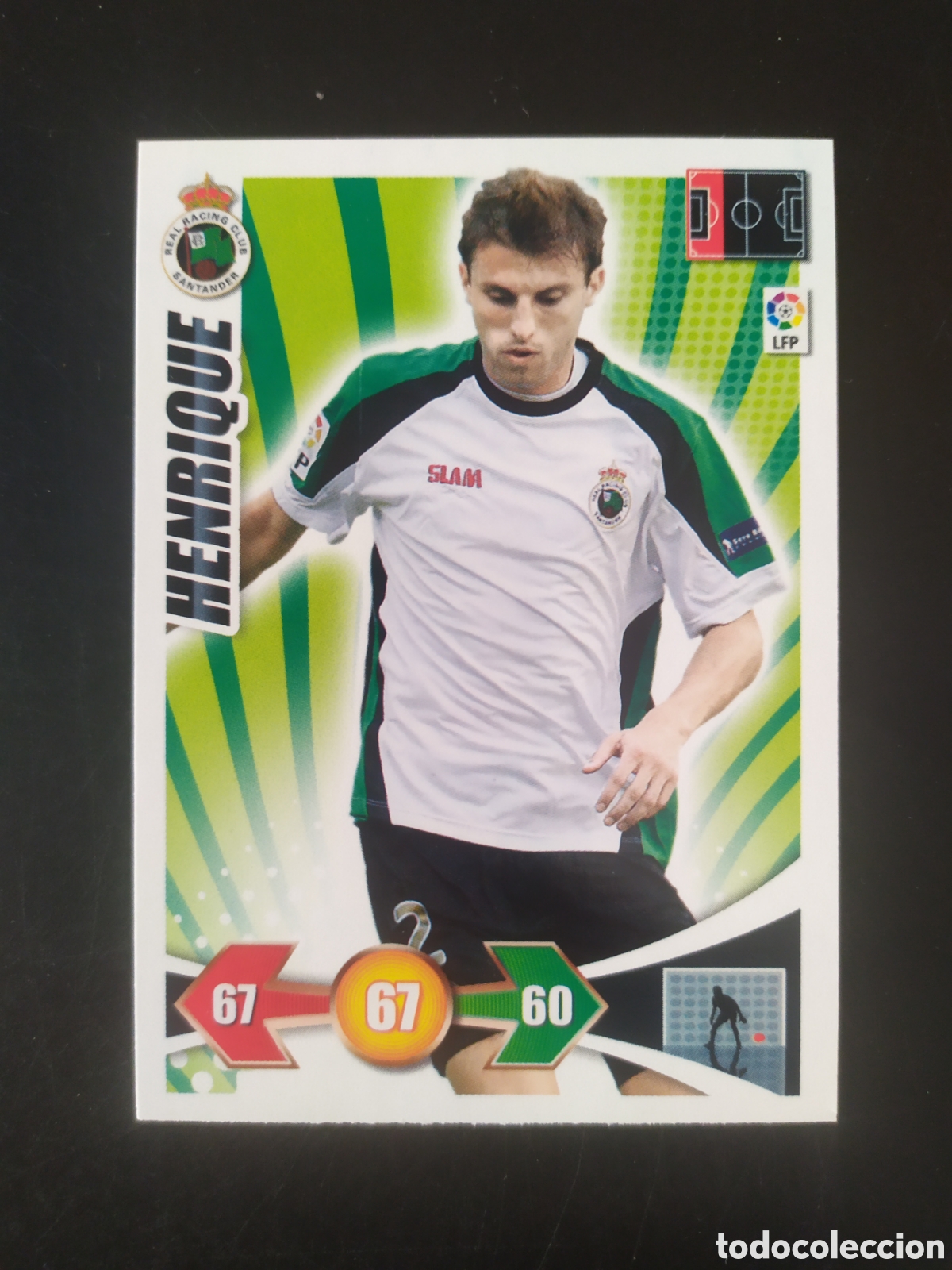 Cromos de f&uacute;tbol: Adrenalyn 2009 2010 09 10 panini Henrique n&deg; 202 Racing Santander