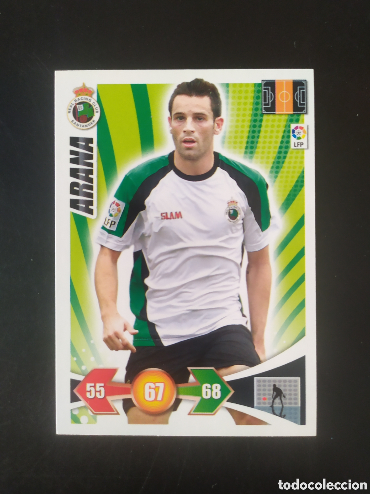 Cromos de f&uacute;tbol: Adrenalyn 2009 2010 09 10 panini Arana n&deg; 209 Racing Santander