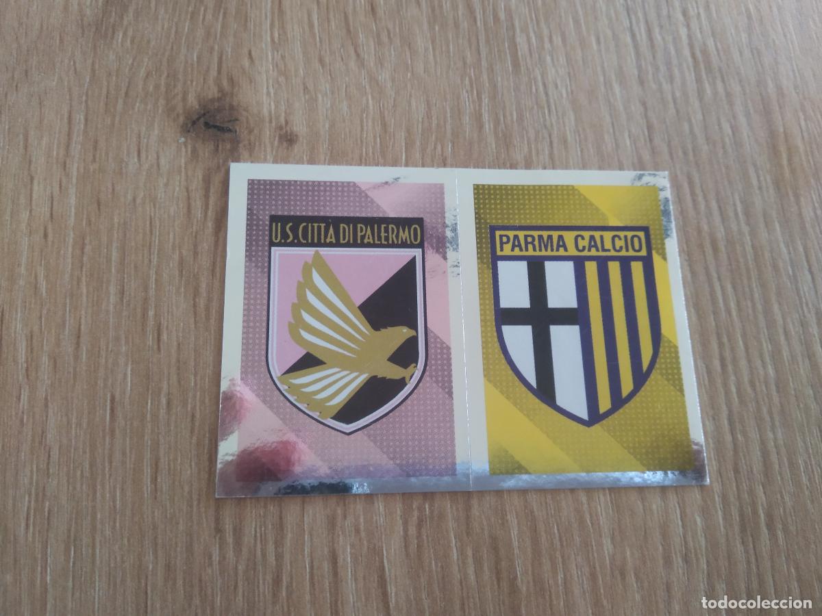Cromos de f&uacute;tbol: 655 ESCUDO PALERMO PARMA CROMO FUTBOL PANINI LIGA ITALIA 17-18 CALCIATORI 2017-2018