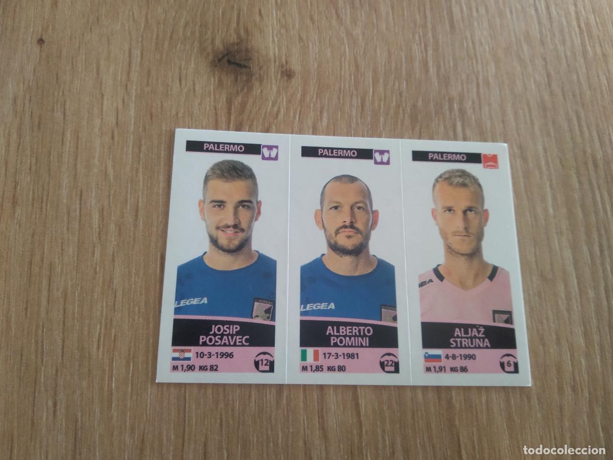 Cromos de f&uacute;tbol: 657 POSAVEC POMINI STRUNA PALERMO CROMO FUTBOL PANINI LIGA ITALIA 17-18 CALCIATORI 2017-2018