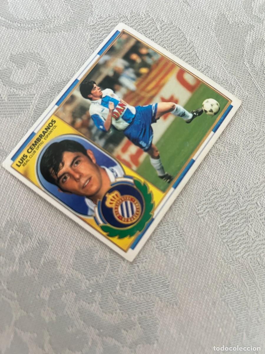 Cromos de f&uacute;tbol: LUIS CEMBRANOS ESPA&Ntilde;OL SIN PEGAR LIGA ESTE 1996 1997