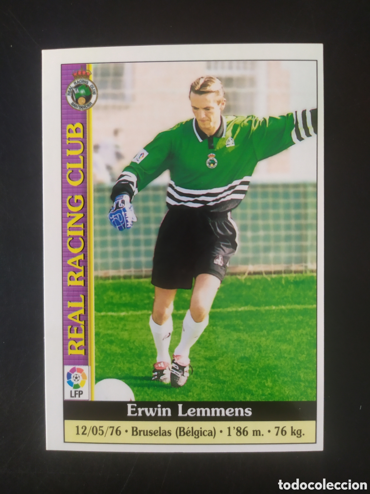 Cromos de f&uacute;tbol: Mundicromo fichas Liga 1999 2000 99 00 Lemmens n&deg; 256 Racing Santander