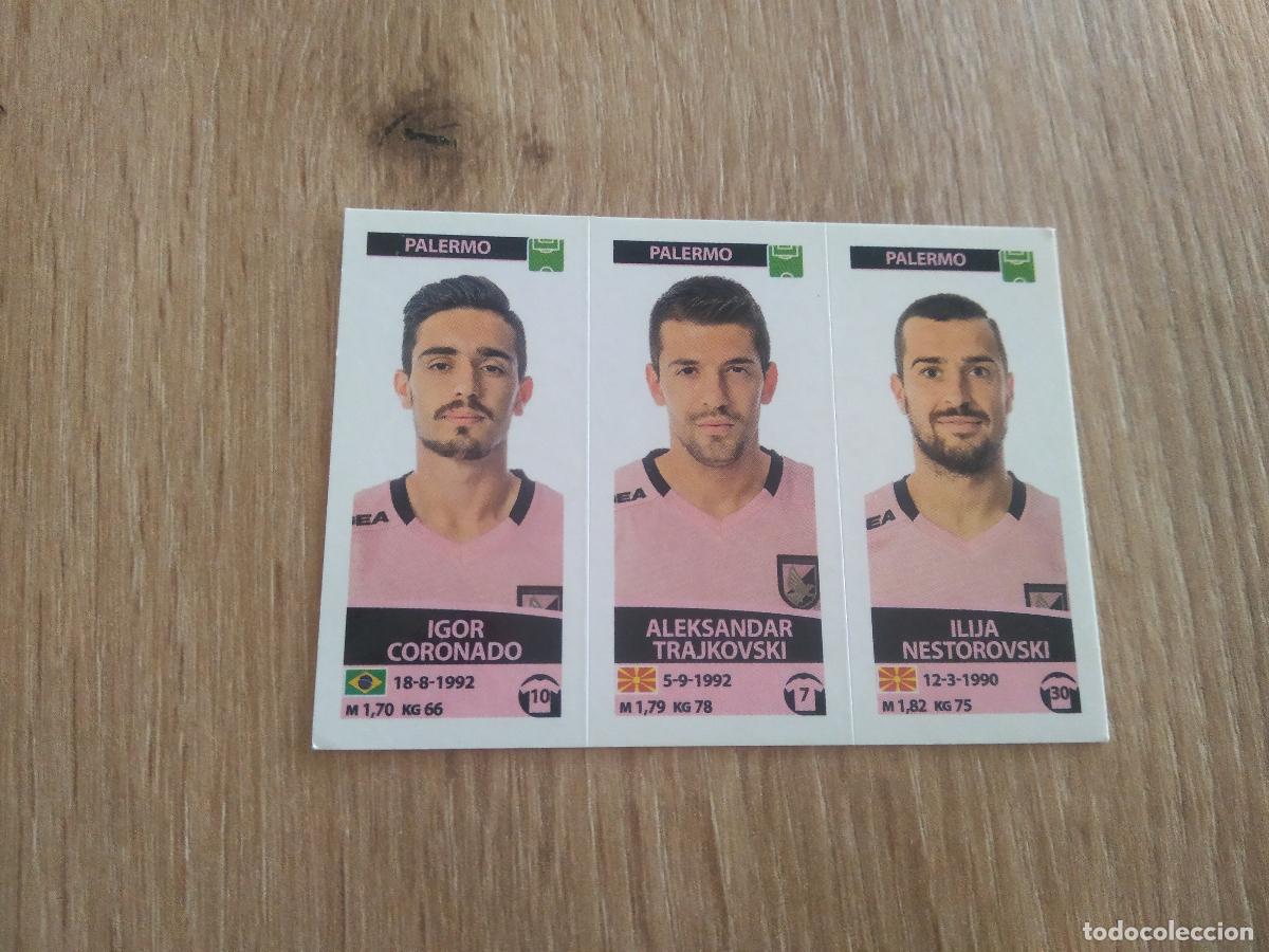 Cromos de f&uacute;tbol: 662 CORONADO TRAJKOVSKI NESTOROVSKI CROMO FUTBOL PANINI LIGA ITALIA 17-18 CALCIATORI 2017-2018