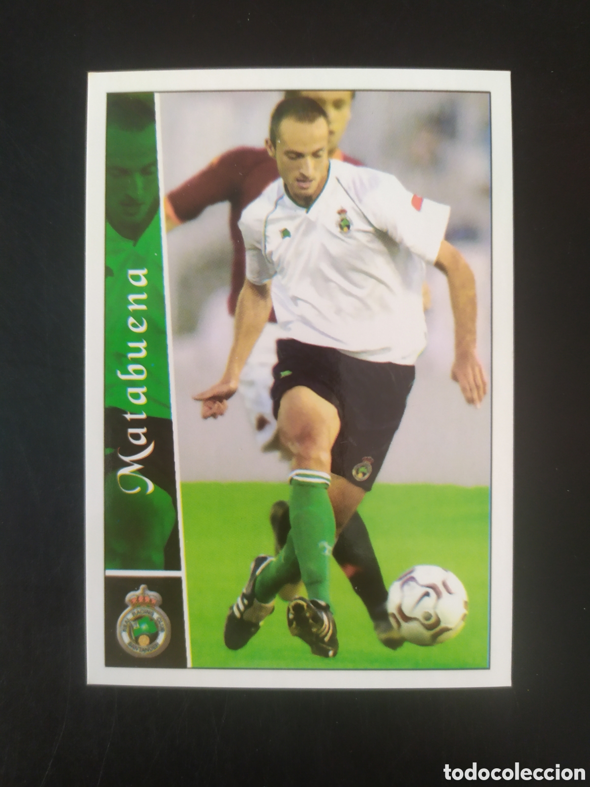 Cromos de f&uacute;tbol: Mundicromo fichas liga 2002 2003 02 03 Matabuena n&deg; 595 Racing Santander
