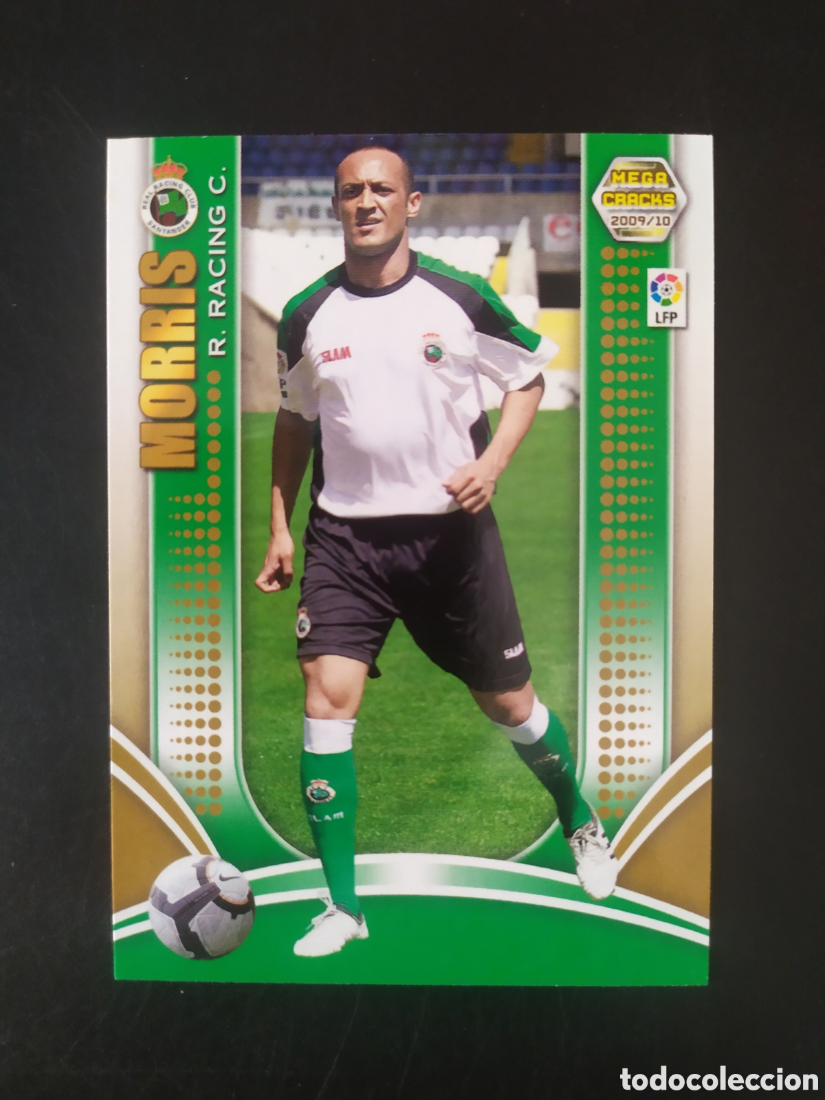 Cromos de f&uacute;tbol: Megacracks 2009 2010 09 10 panini Morris n&deg; 202 Racing Santander