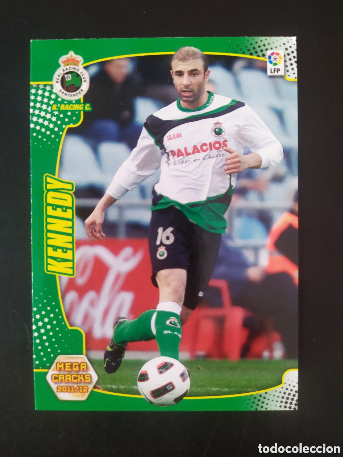 Cromos de f&uacute;tbol: Megacracks 2011 2012 11 12 panini Kennedy n&ordm; 228 Racing Santander