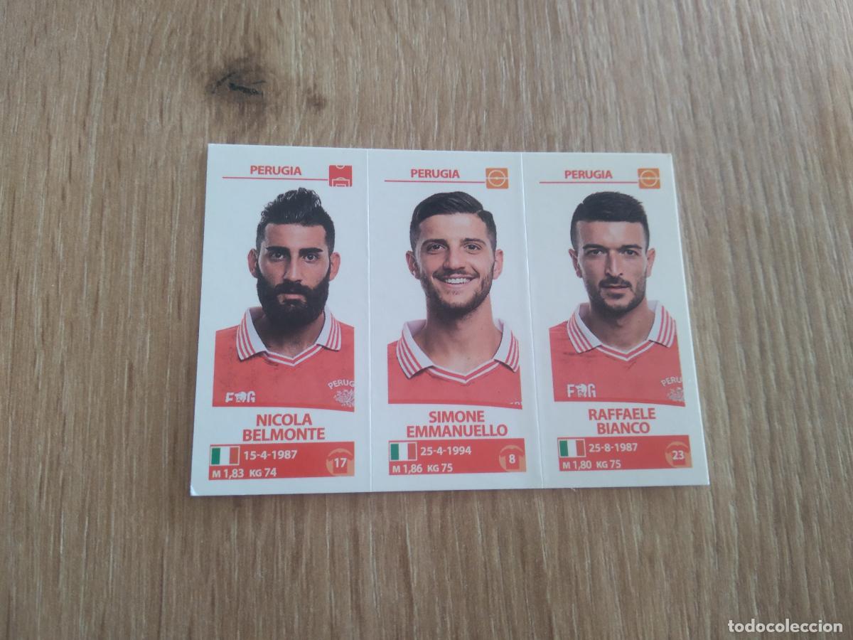 Cromos de f&uacute;tbol: 674 BELMONTE EMMANUELLO BIANCO PERUGIA CROMO FUTBOL PANINI LIGA ITALIA 17-18 CALCIATORI 2017-2018