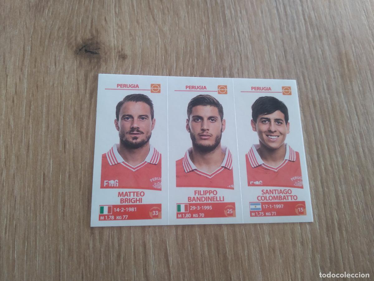 Cromos de f&uacute;tbol: 675 BRIGHI BANDINELLI COLOMBATTO PERUGIA CROMO FUTBOL PANINI LIGA ITALIA 17-18 CALCIATORI 2017-2018