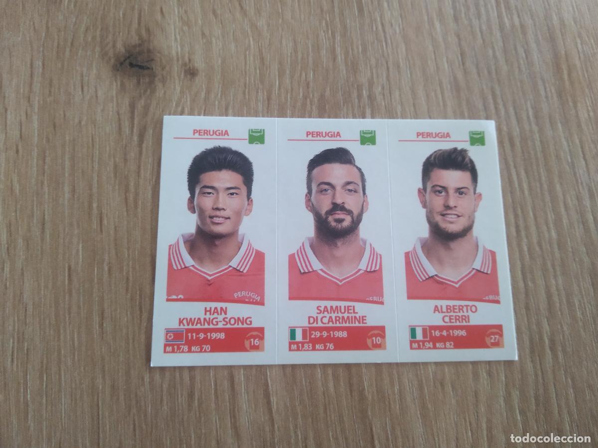 Cromos de f&uacute;tbol: 677 KWANG-SONG DI CARMINE CERRI PERUGIA CROMO FUTBOL PANINI LIGA ITALIA 17-18 CALCIATORI 2017-2018