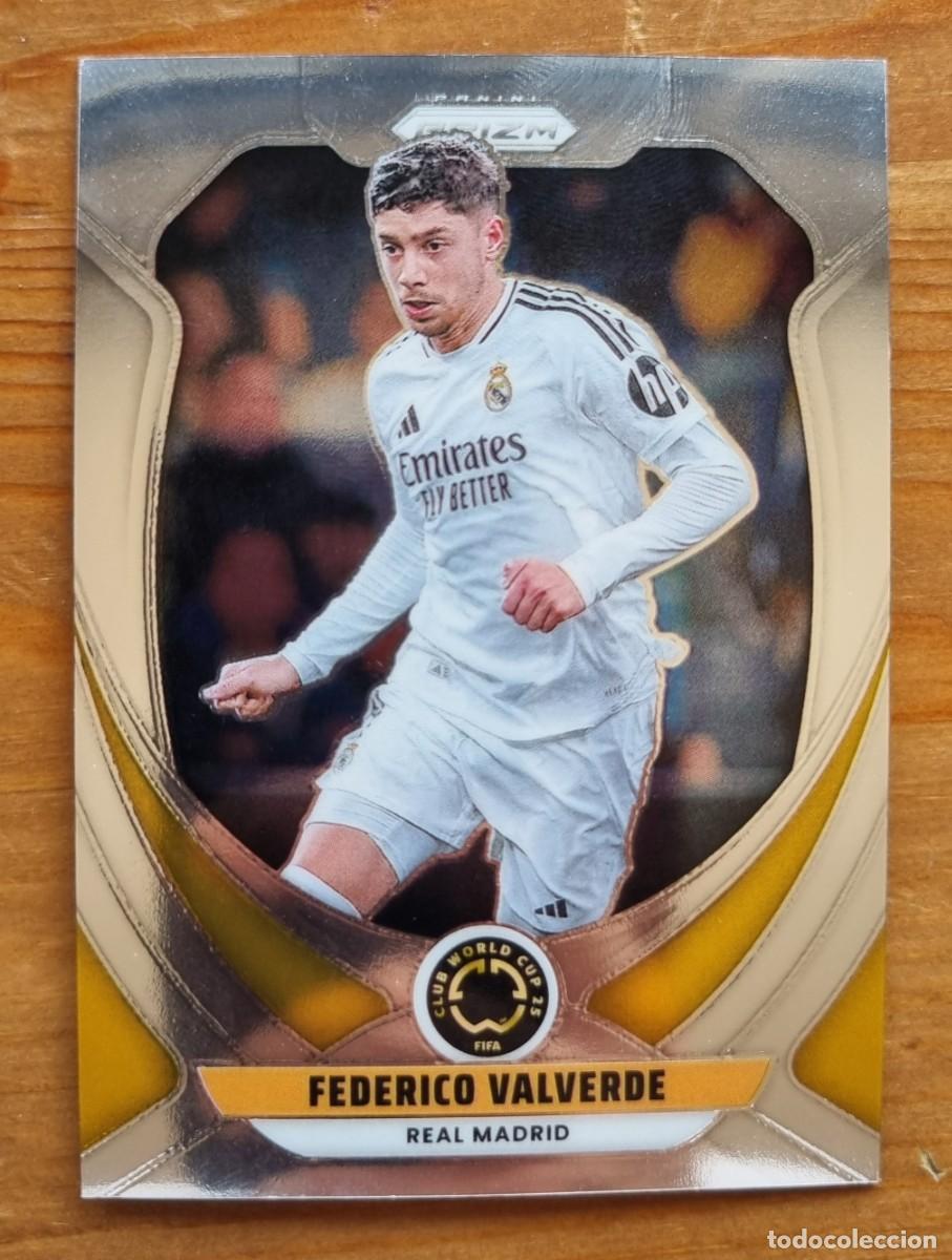 Cromos de f&uacute;tbol: 160 Federico VALVERDE (Real Madrid CF). Panini PRIZM Fifa Club World 2025 Mundial de Clubes 24 25