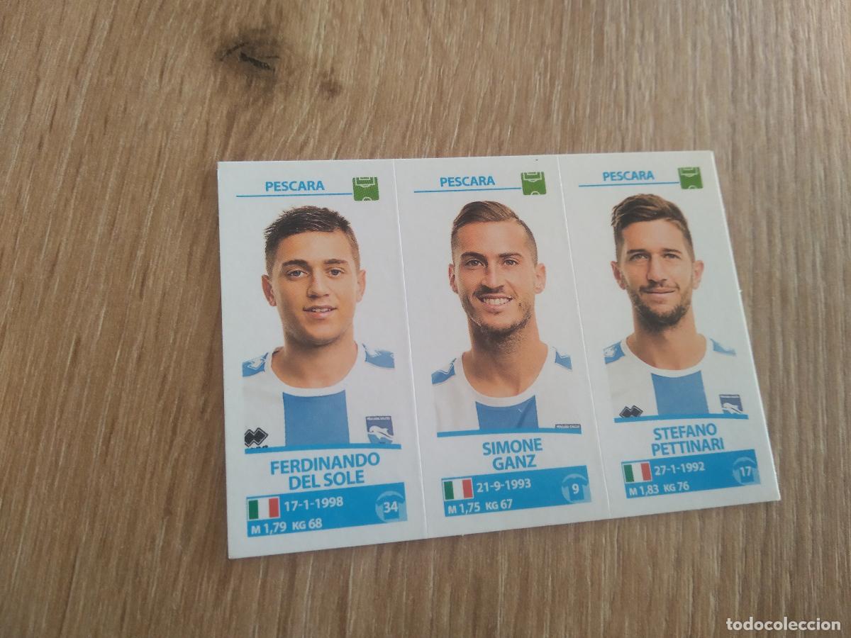 Cromos de f&uacute;tbol: 684 DEL SOLE GANZ PETTINARI PESCARA CROMO FUTBOL PANINI LIGA ITALIA 17-18 CALCIATORI 2017-2018