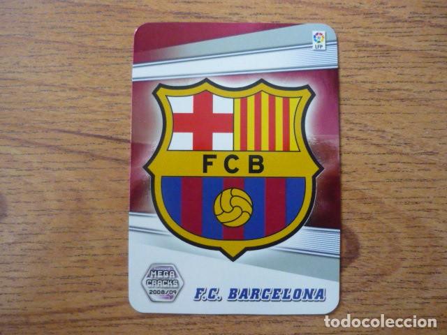 Cromos de f&uacute;tbol: MEGACRACKS 2008 2009 PANINI N&ordm; 55 ESCUDO (FC BARCELONA) - FUTBOL CROMO LIGA 08 09 BAR&Ccedil;A