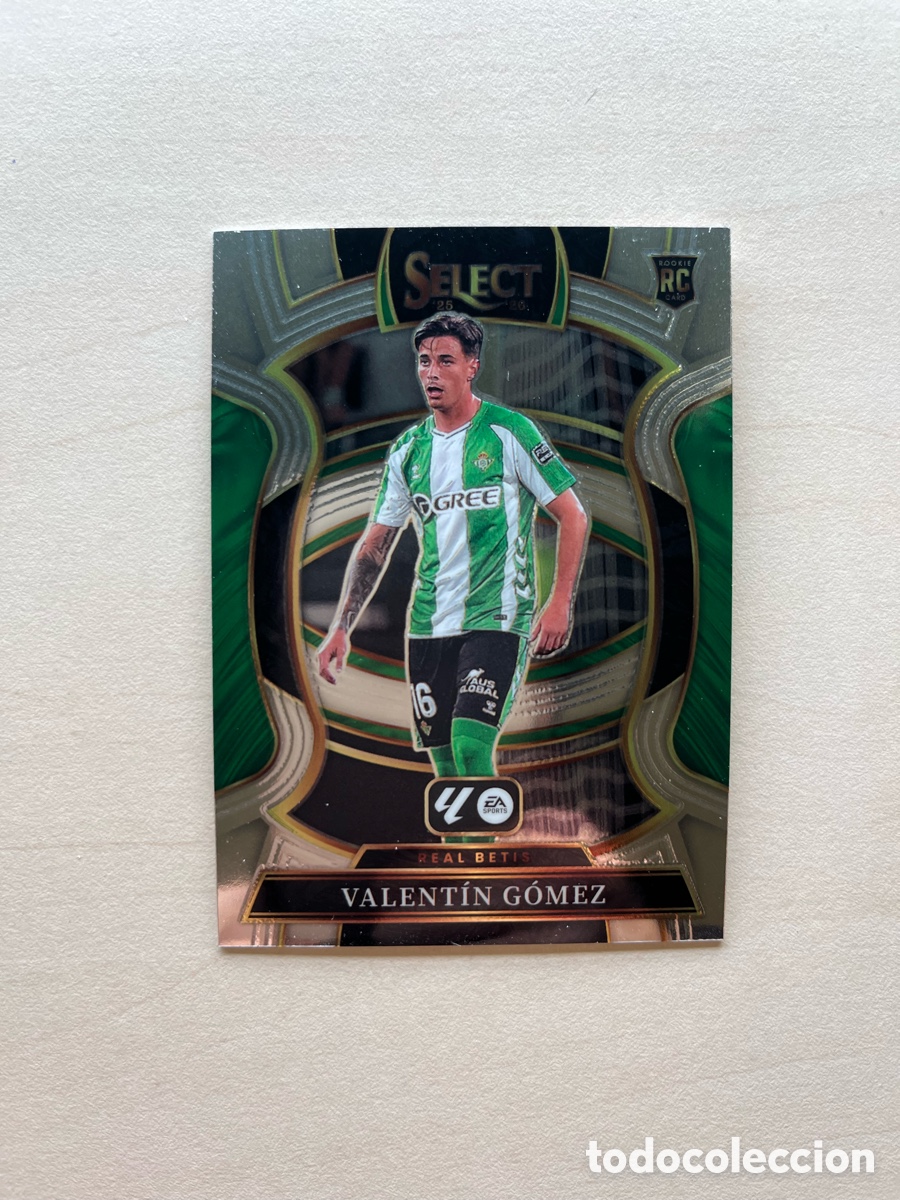 Cromos de f&uacute;tbol: Valent&iacute;n G&oacute;mez Rookie Select La Liga 2025-26 - Real Betis